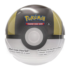 Pokémon TCG Poke Ball Tin Series 9 tin detail shows sturdy metal construction