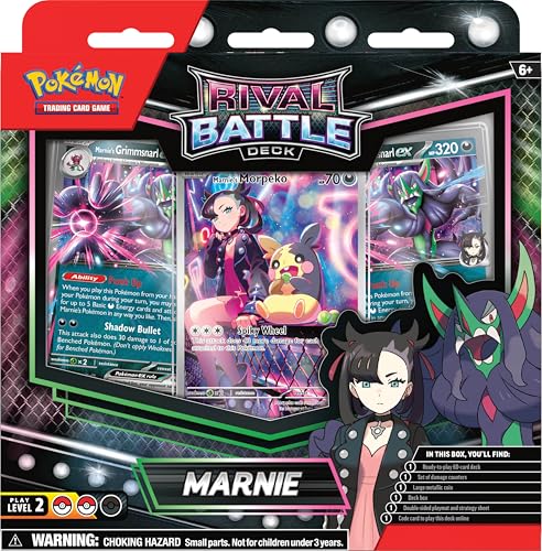 Pokémon TCG Rival Battle Deck damage counter included for easy setup