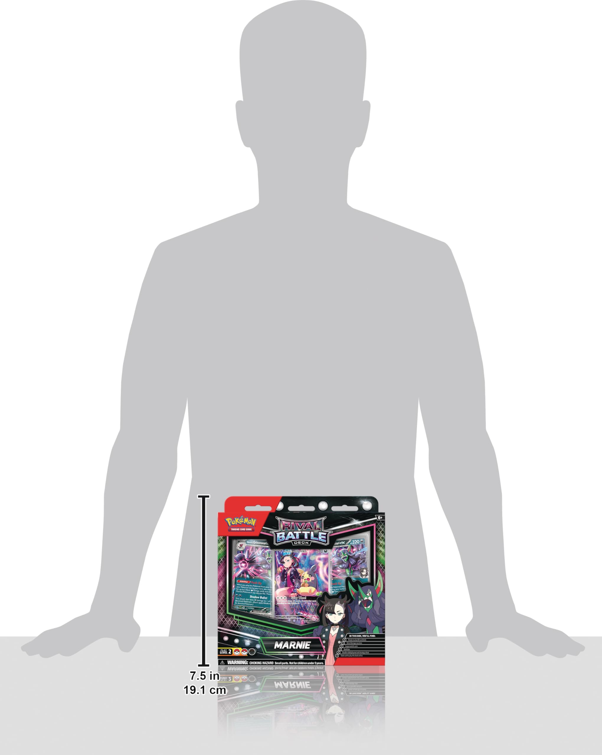 Pokémon TCG Rival Battle Deck Marnie: double-sided playmat for versatile layouts
