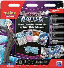 Pokémon TCG Steven deck box for organized travel-ready storage.