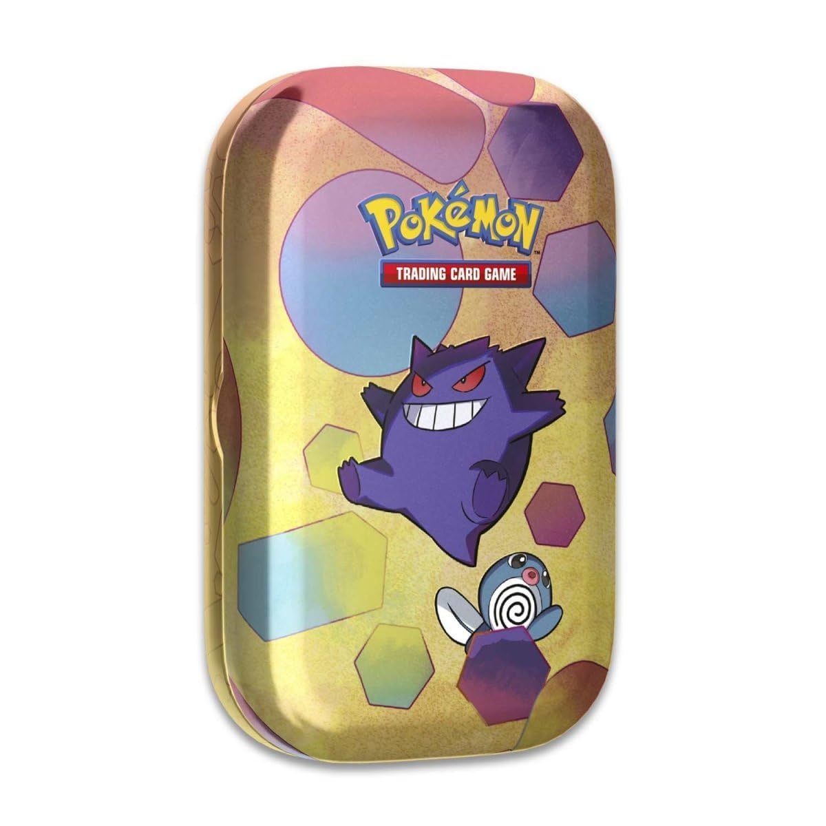 Pokemon TCG Scarlet and Violet 151 mini tin featuring Gengar artwork for on-the-go fun