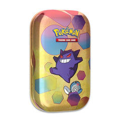 Pokemon TCG Scarlet and Violet 151 mini tin featuring Gengar artwork for on-the-go fun