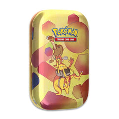 Pokémon TCG Scarlet & Violet Kadabra and Hitmonlee mini tin artwork on the front.