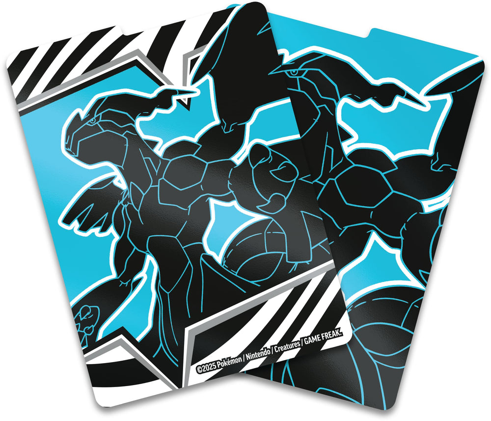 Pokemon TCG Scarlet & Violet Black Bolt ETB collector's box with four dividers.