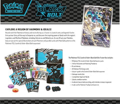 Pokemon TCG Scarlet & Violet Black Bolt ETB full-art Thundurus promo card for showcasing rarity.