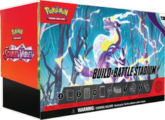Pokémon TCG Scarlet & Violet Build & Battle Stadium box front, ideal for quick two‑player battles
