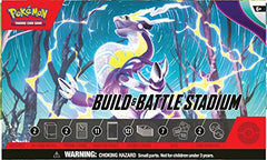 Pokémon TCG Scarlet & Violet Build & Battle Stadium deck inside, ready for immediate play