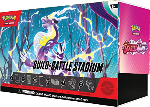 Five booster packs visible for expanding Scarlet & Violet collection