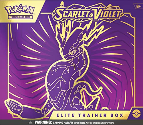 Nine booster packs from Scarlet & Violet provide expanded play opportunities.