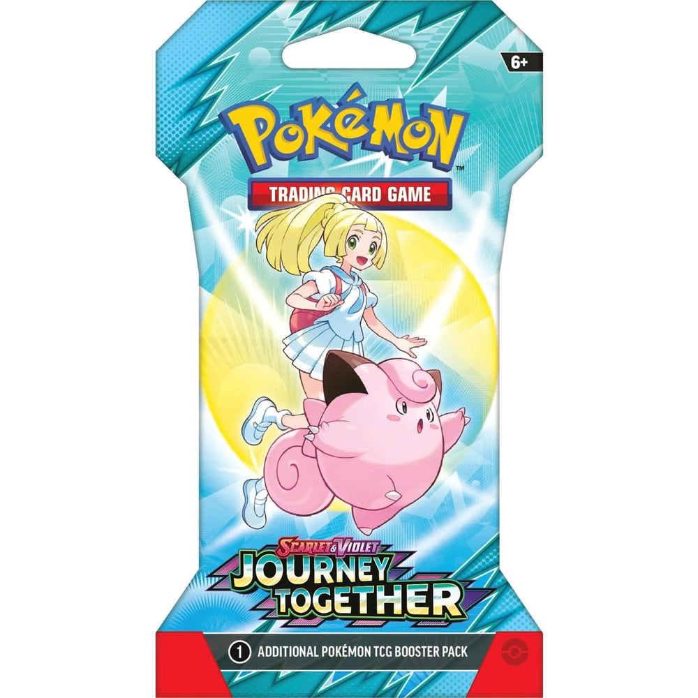Unboxing Journey Together cards in blister reveals trainer surprises await.