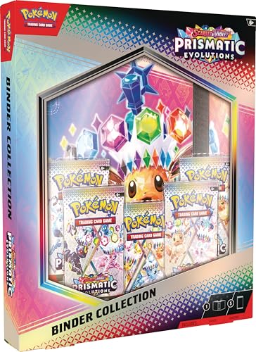 Pokemon TCG Scarlet and Violet Prismatic Evolutions booster packs for expanding your collection.