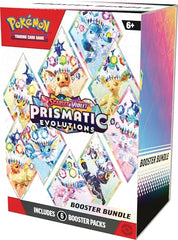Pokemon TCG Scarlet & Violet Prismatic Evolutions pack art Eevee evolves appeal, boosts display interest.