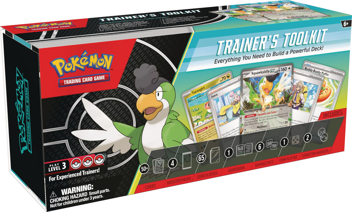 Pokémon TCG Trainers Toolkit card pool showcases diverse cards for deck ideas.