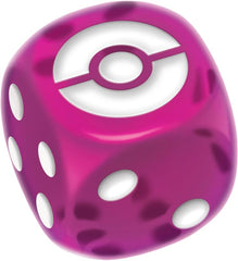 Damage-counter dice and a coin-flip die support on-table testing.