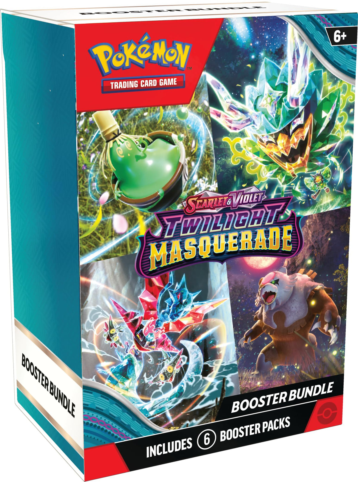 Pokémon TCG Twilight Masquerade boosters pack front, ideal for expanding your collection.