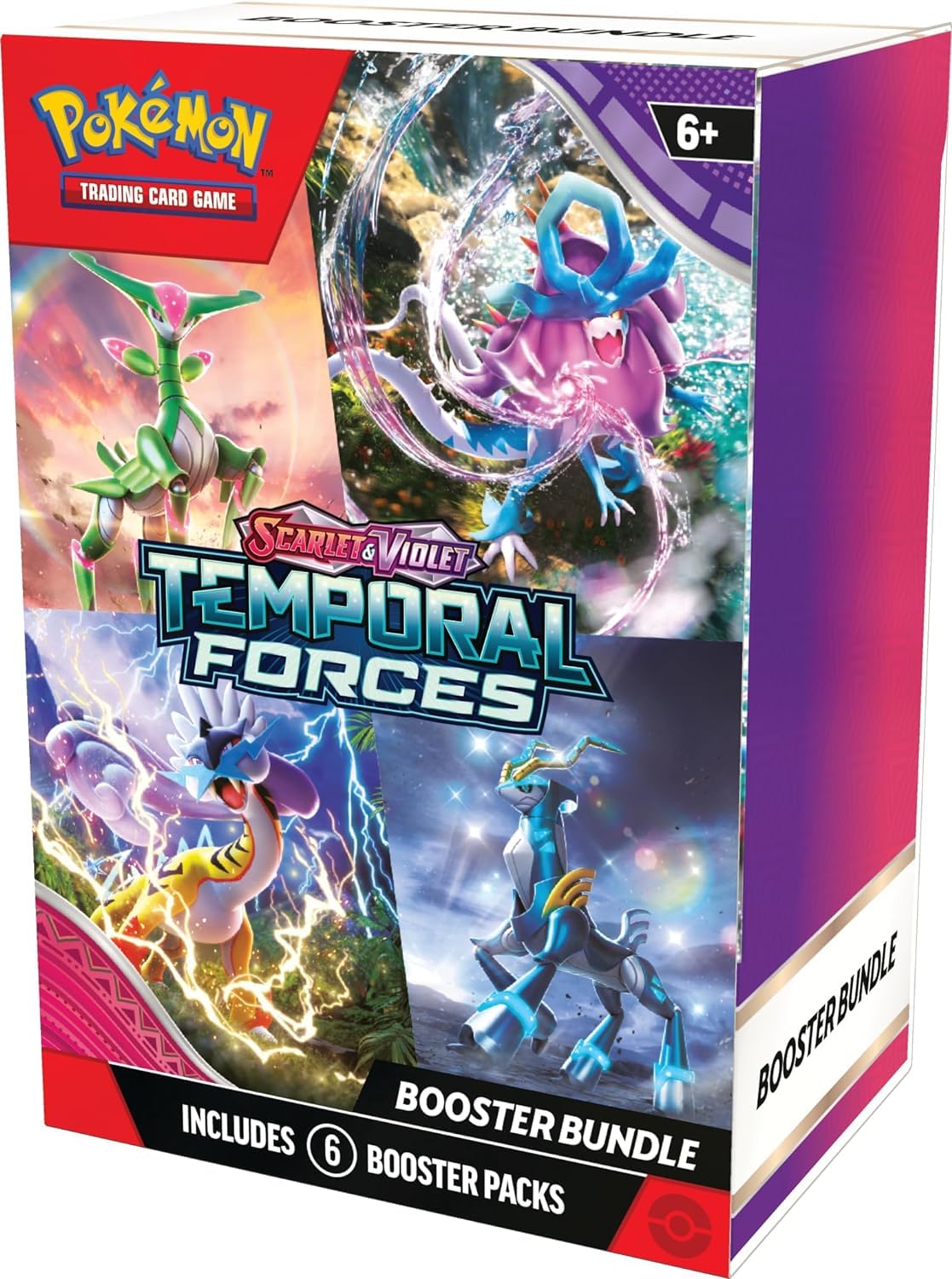 Pokémon Temporal Forces booster bundle box front, ideal for expanding your collection.