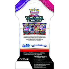 Pokémon Temporal Forces box art details capture rupture-in-time theme.