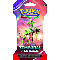 Pokémon Temporal Forces type-shifted Tera ex artwork hints at hybrid battle possibilities.