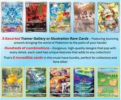 Pokémon Trainer Gallery artwork with vivid holo glow, perfect for shelf appeal.