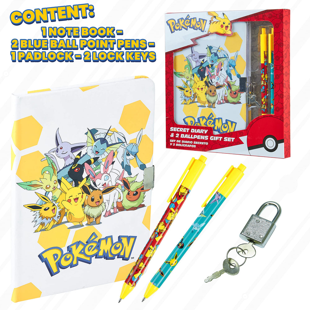 Pokémon travel journal for kids to record trips, memories, and everyday adventures.