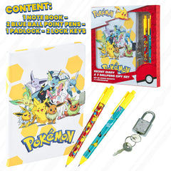Pokémon travel journal for kids to record trips, memories, and everyday adventures.