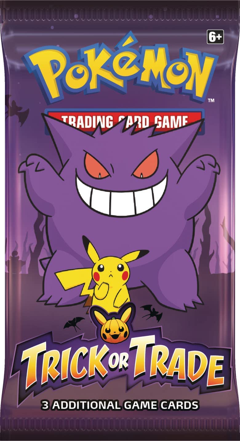 Pokémon Trick or Trade booster bundle mini packs spread for quick viewing
