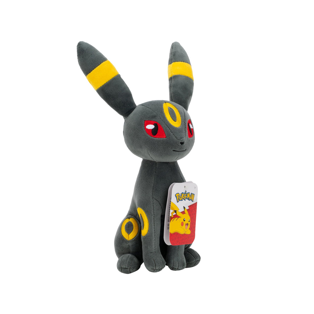 Pokemon Umbreon plush 20cm front view for cozy playtime.