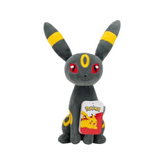Pokemon Umbreon plush 20cm side view, ideal for display.