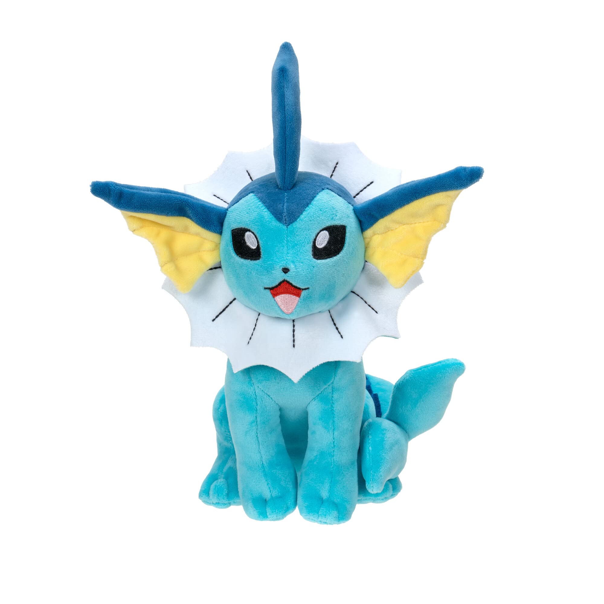 Pokémon Vaporeon officially licensed plush with authentic branding.