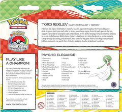 Pokemon World Championships booklet 2023 with deck notes and guides.