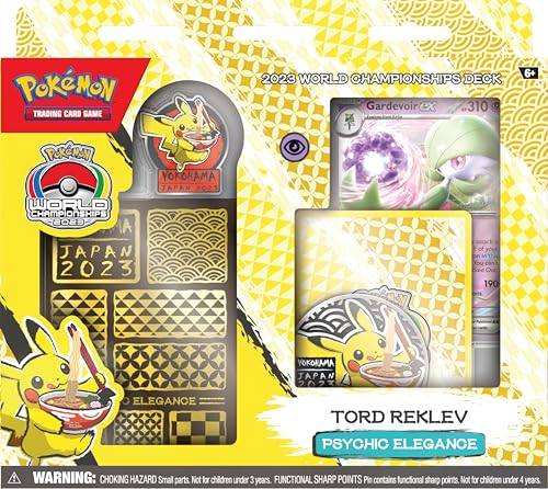 Pokemon World Championships deck box 2023, sturdy storage for cards and accessories.