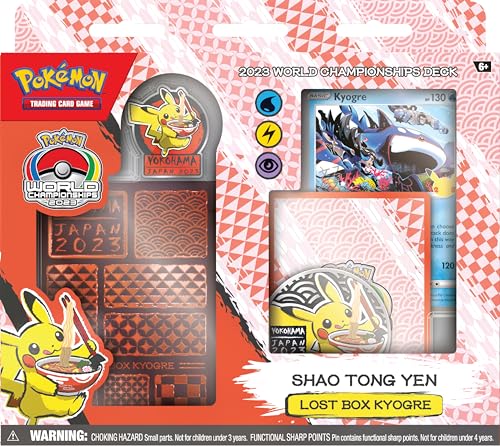 Pokémon World Championships deck box keeps cards protected during transport.