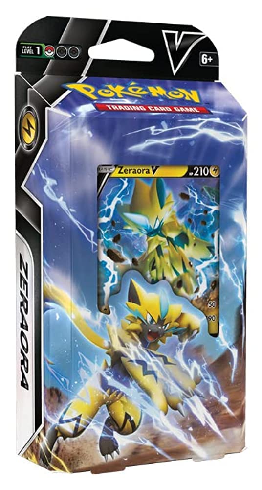 Pokemon Zeraora V Battle Deck front view showcasing a ready-to-play 60-card set for fast starts in battles