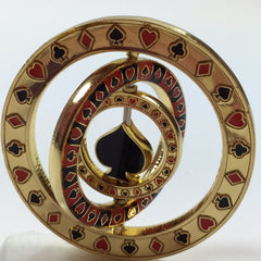 Poker Weight three rings spin independently for satisfying fidget play.
