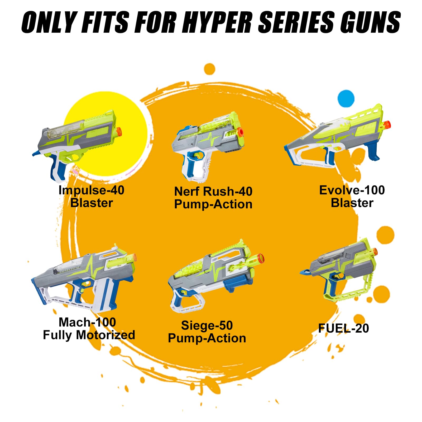 Pokiiulk 0.55in hyper rounds designed for durable action