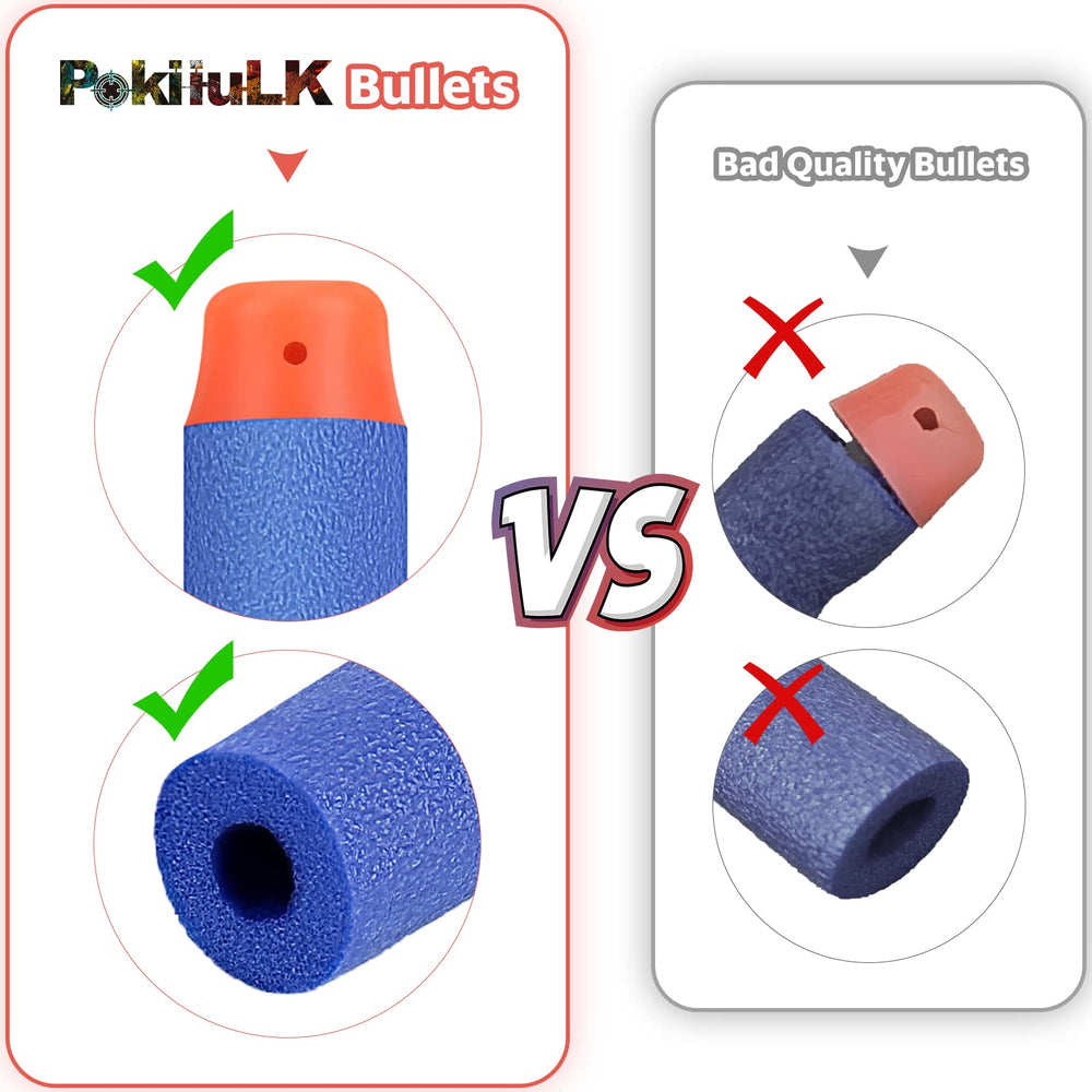 Pokiiulk 300pcs refill pack supports continuous battles.