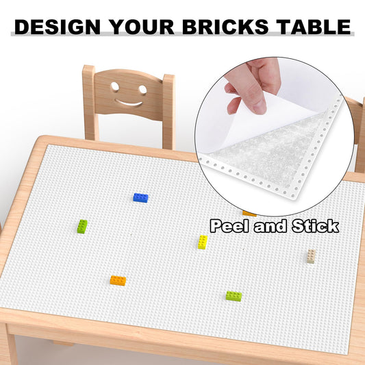 Pokiiulk 6-pack baseplates provide sturdy 10x10 foundations for brick builds.