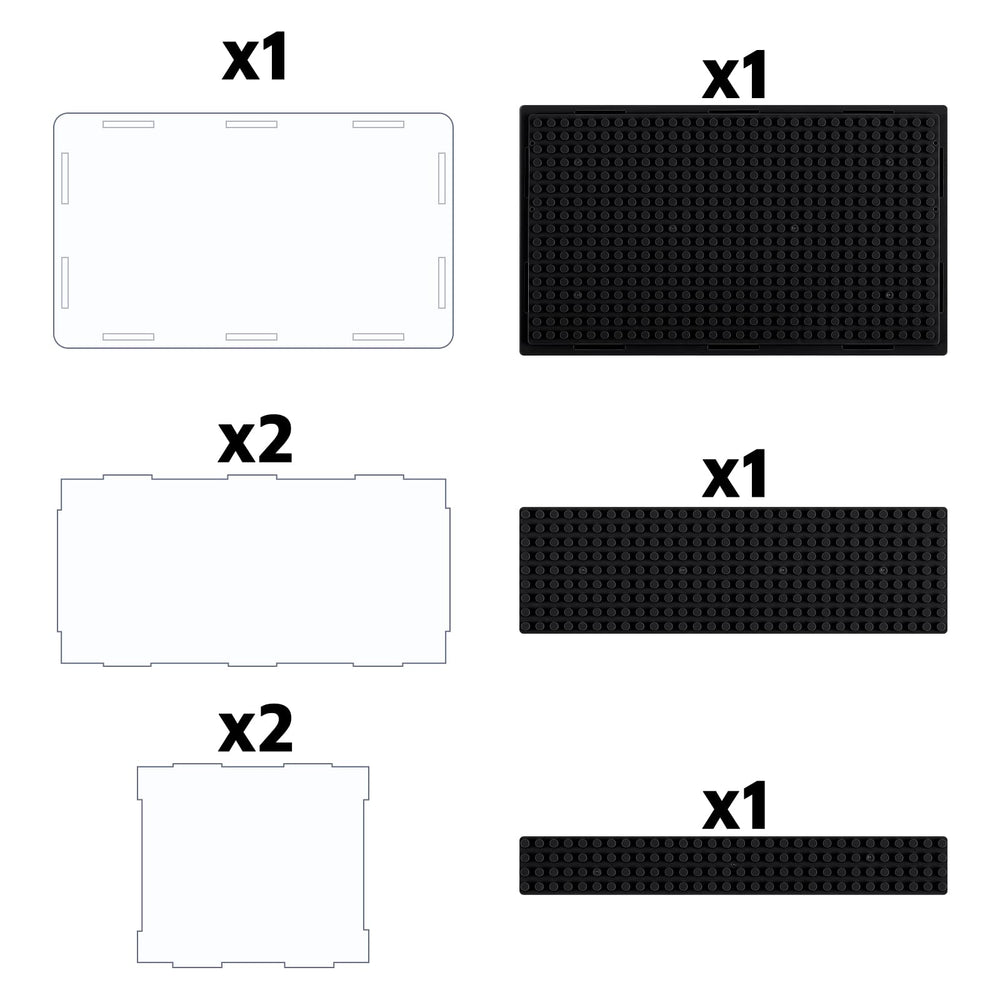 Pokiiulk black display case in lifestyle setting for modern display