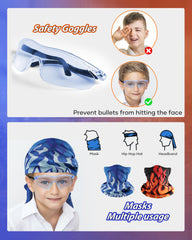 Pokiiulk comfortable face masks for safe, fun play.