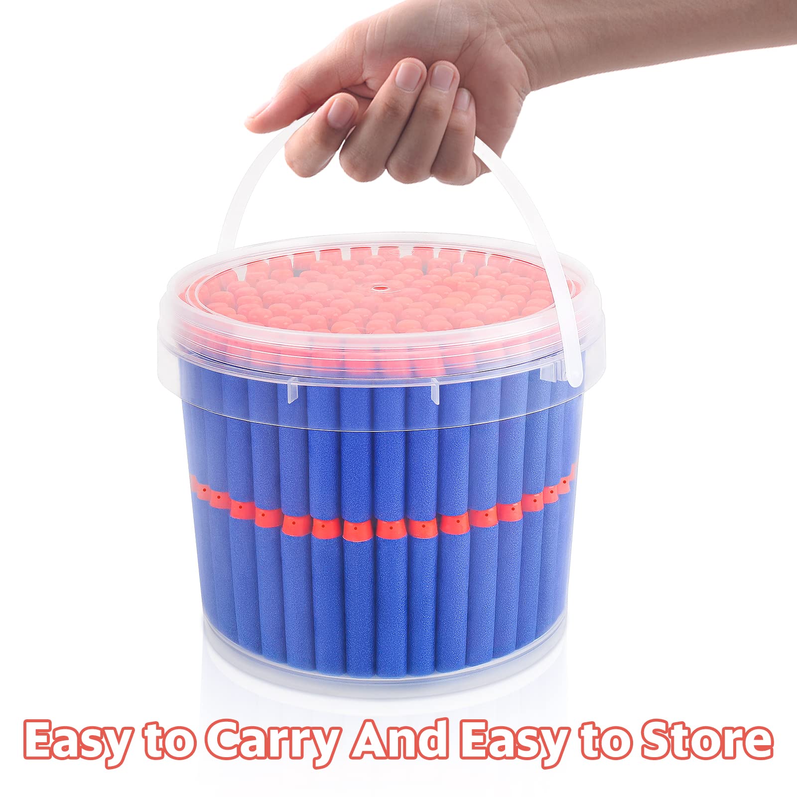 Pokiiulk foam darts EVA material soft and durable.
