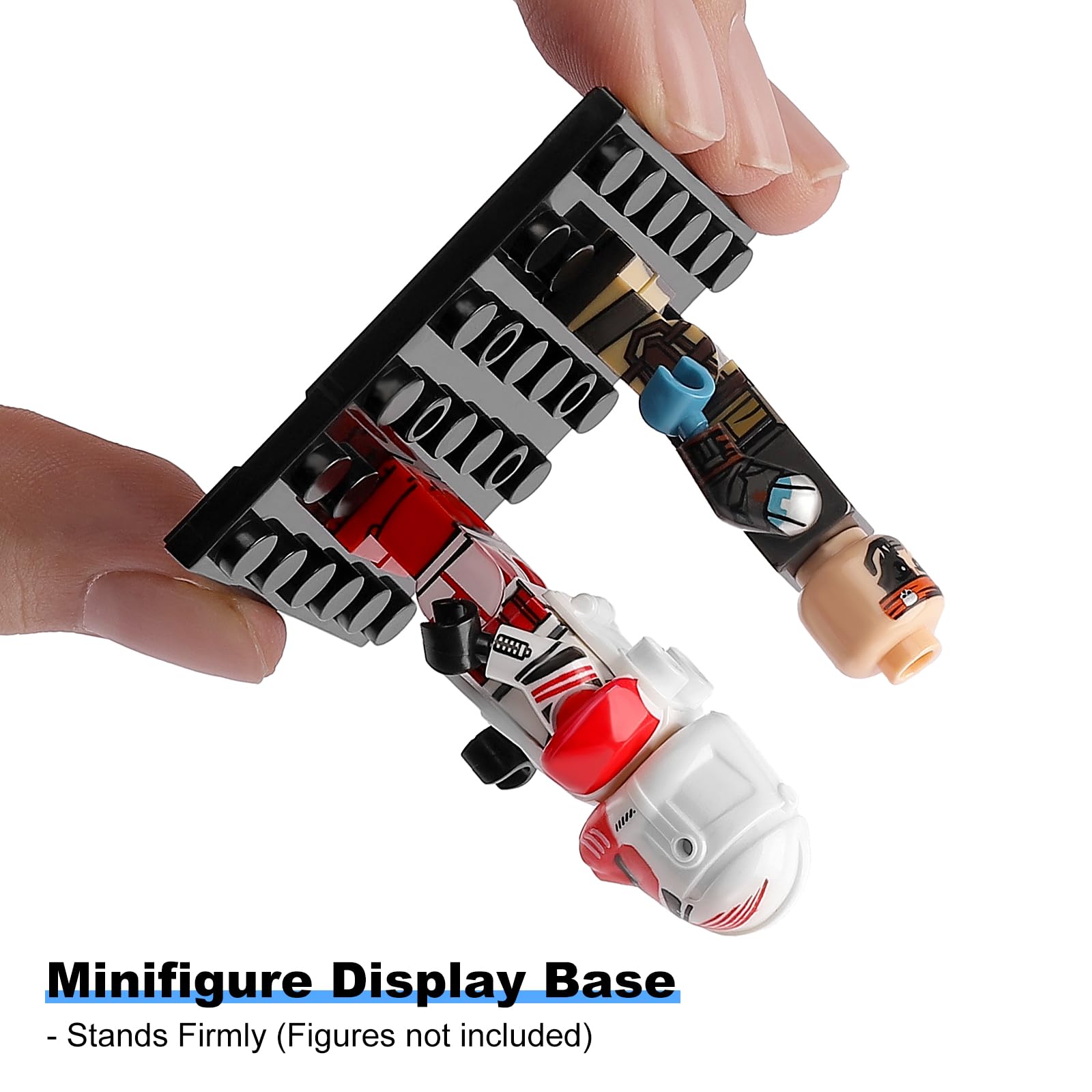 Pokiiulk minifigure case size suits most standard figures for neat presentation.