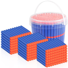 Pokiiulk refill darts with giant storage bucket for easy collection.