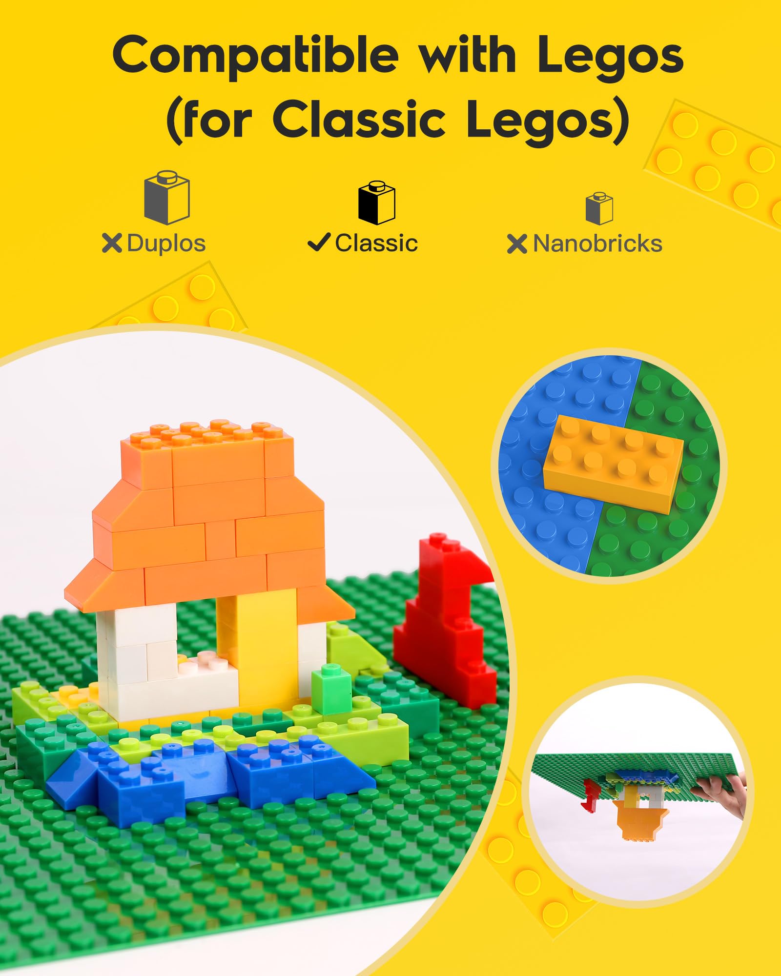 Pokiiulk stable baseplate foundation supports sturdy constructions for larger models