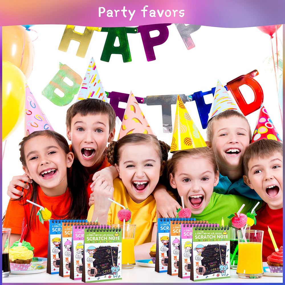 Pokonboy 24-pack art notebooks ideal for classrooms and parties.