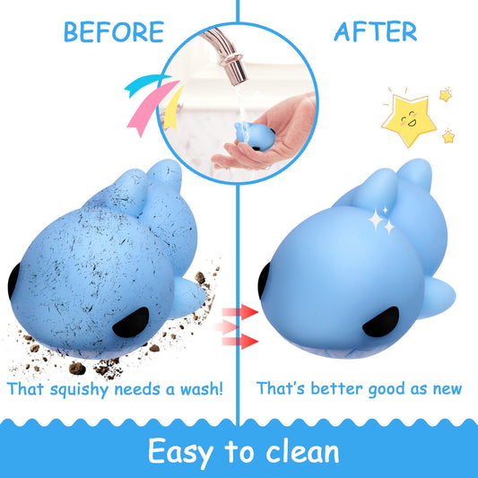 POKONBOY seahorse squishy promotes focus and hand exercise.