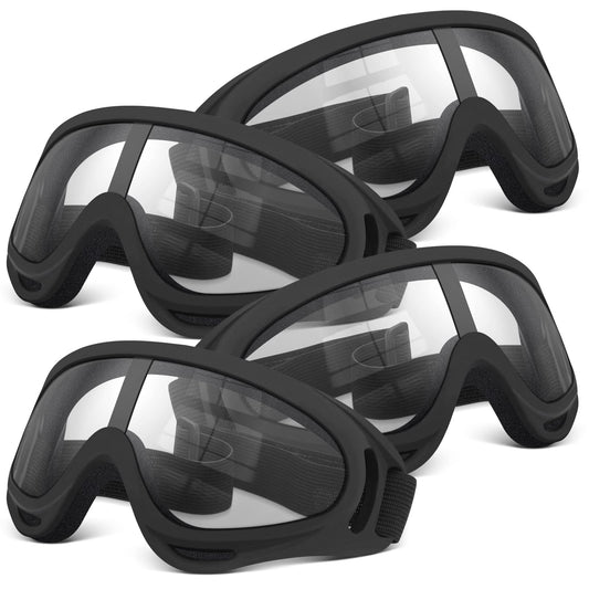 Pokonboy 4-pack protective goggles package with safe, clear lenses for game battles.