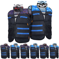POKONBOY 8-pack tactical vest gear for Nerf battles, ideal for team play.