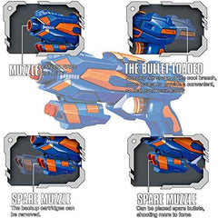 POKONBOY blaster dimensions 7.5 by 4.6 inches for comfortable handling.