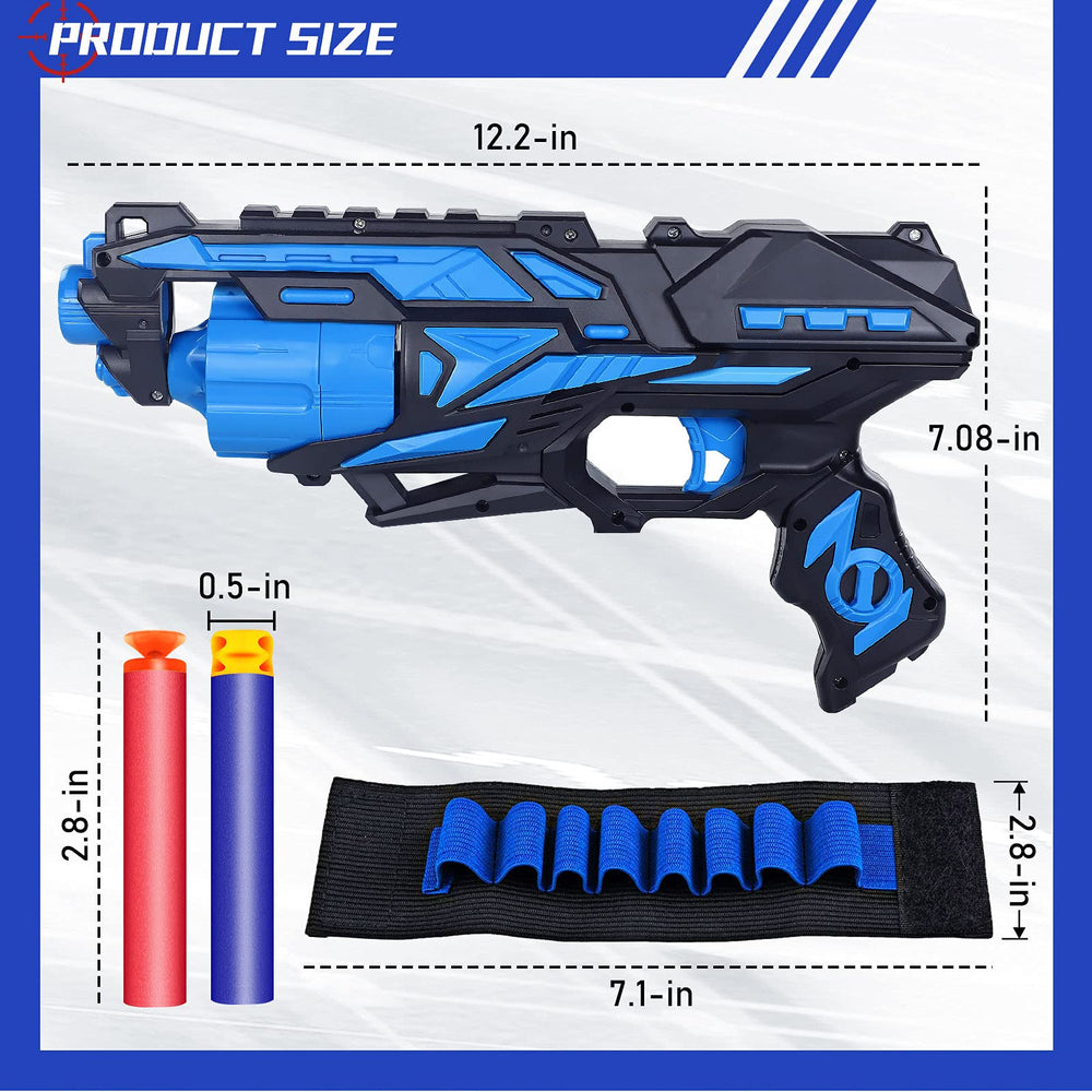 POKONBOY foam darts refill set with 80 pieces for extended shooting fun.