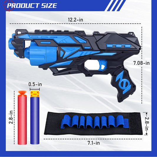 POKONBOY foam darts refill set with 80 pieces for extended shooting fun.